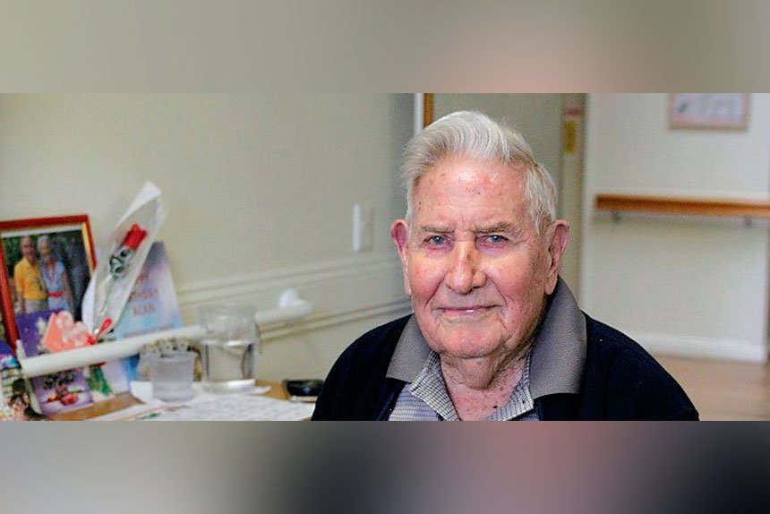 CELEBRATING: Allan Grimmer has always gone with the flow.