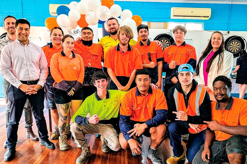 BUILDING PRIDE: The Skilling Queenslanders for Work initiative has given young trainees new skills to use in the workforce.