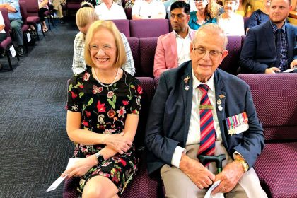 HAPPY MEMORY: Queensland Governor Jeannette Young is one of many who miss Keith Pennell.