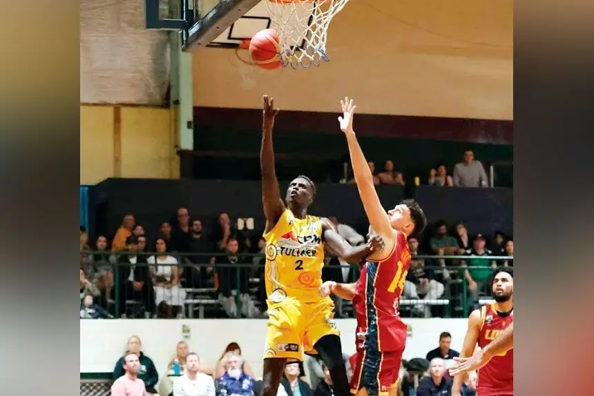 Deng Deng was dominant in the Ipswich Force win.