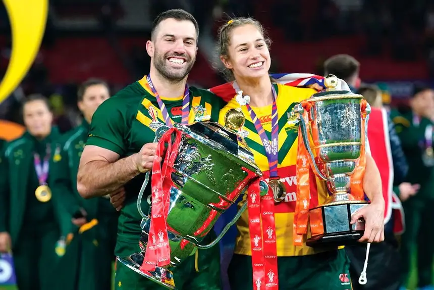 Australia took out both men’s and women’s Rugby League World Cups in 2021.