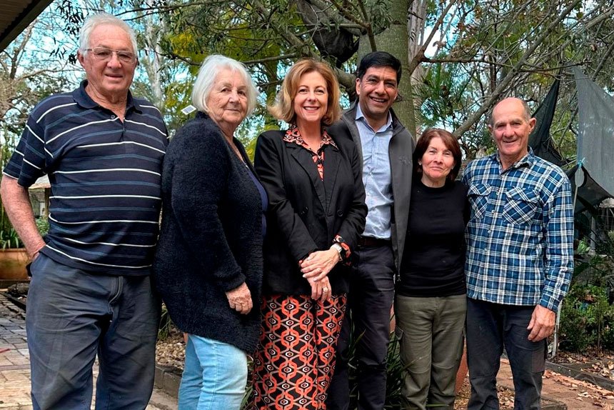 GREAT SCOTT: MPs Jennifer Howard and Lance McCallum have worked with family members and the community to save Scott’s Farm at Ripley.