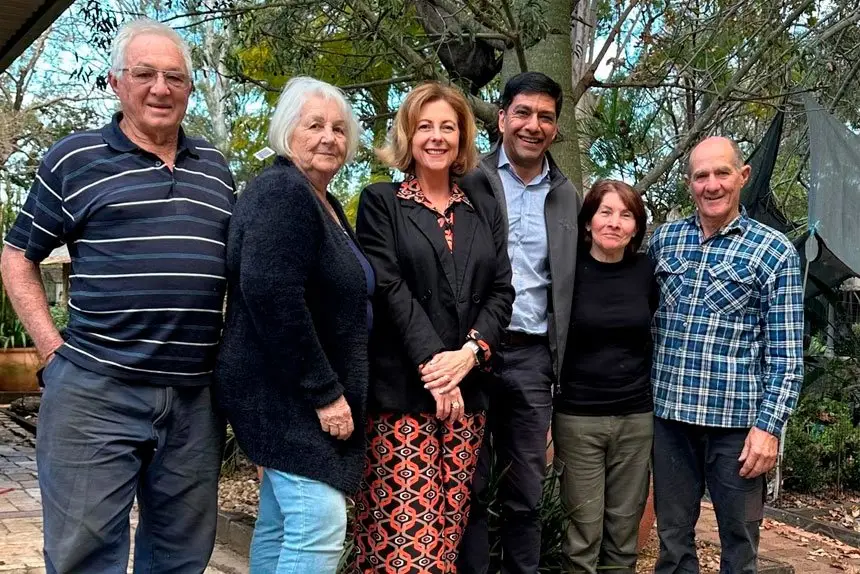 GREAT SCOTT: MPs Jennifer Howard and Lance McCallum have worked with family members and the community to save Scott’s Farm at Ripley.