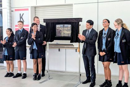 OPEN FOR BUSINESS: The new Performing Arts Centre at Ripley Valley State Secondary College has a range of spaces available for use.