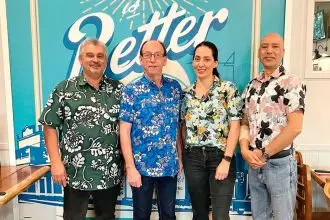 You are guaranteed a warm welcome at Hog’s Breath Cafe.