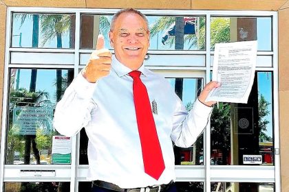 GROWING HAPPIER: Colin Dorber is delighted to get the deal done.