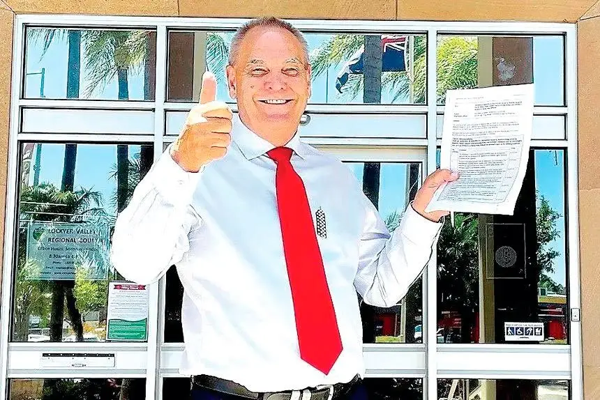 GROWING HAPPIER: Colin Dorber is delighted to get the deal done.