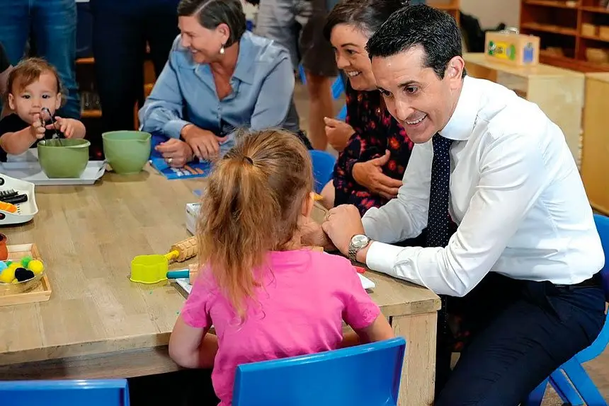 HEALTHY START: Premier David Crisafulli is committed to improving health checks.