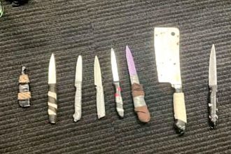 OFF THE STREET: Weapons seized in Ipswich.