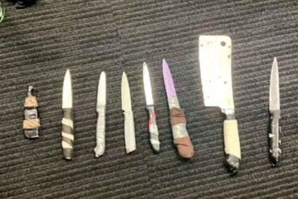 OFF THE STREET: Weapons seized in Ipswich.