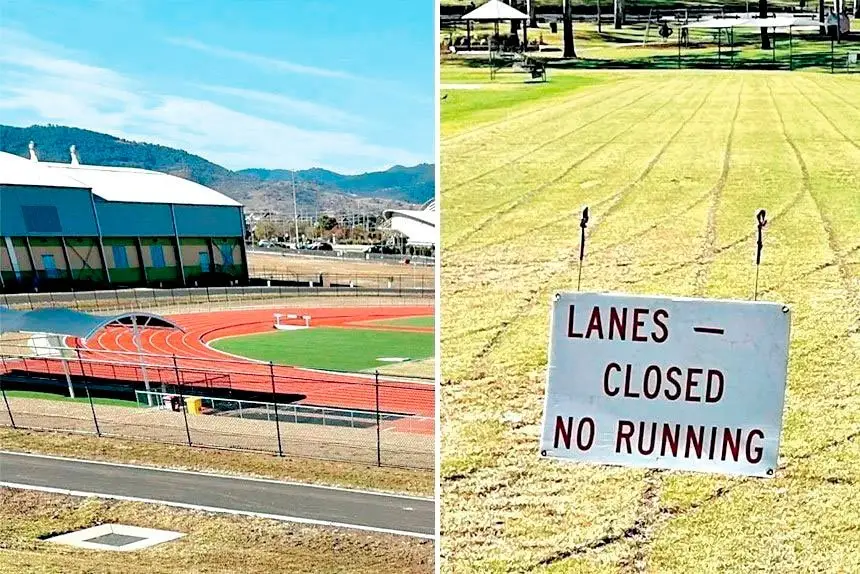 RUNNING OUT OF TIME: Ipswich needs a new all-weather track for its many athletes.