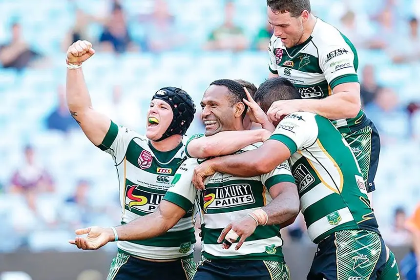 Members of the Jets NRL bid, have not given up hope of being the NRL’s 20th team. Supplied by NRI imagery: AAP