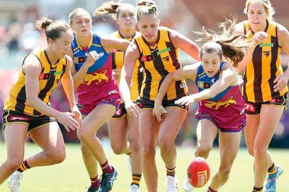 KICKING ON: The Brisbane Lions are into their fifth prelim final.