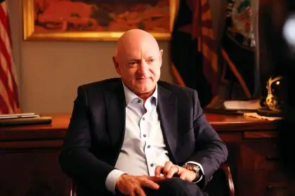 Former astronaut and US Senator Mark Kelly.