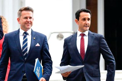 Premier David Crisafulli and Deputy Premier Jarrod Bleijie are driving the Making Queensland Safer Bill 2024.