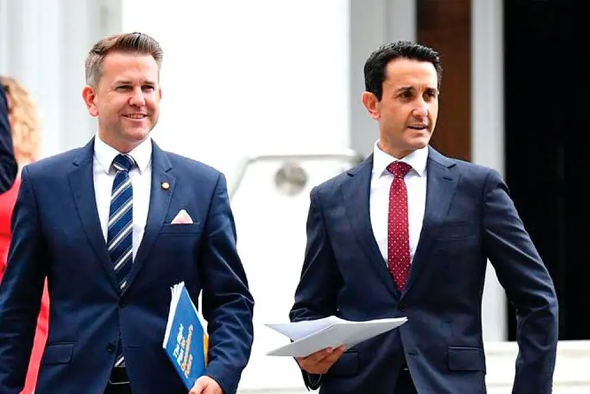 Premier David Crisafulli and Deputy Premier Jarrod Bleijie are driving the Making Queensland Safer Bill 2024.