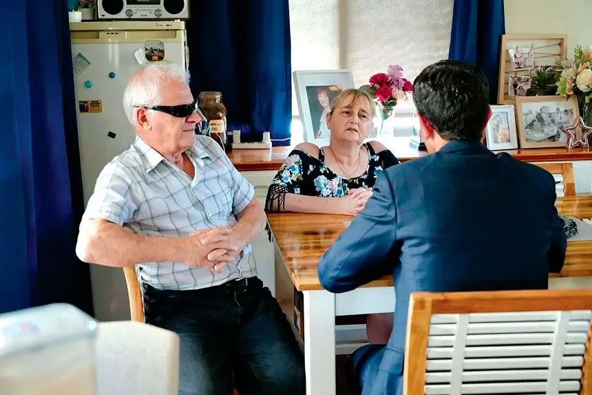 PREMIER VIEW: David Crisafulli has gone face to face with victims of crime groups.