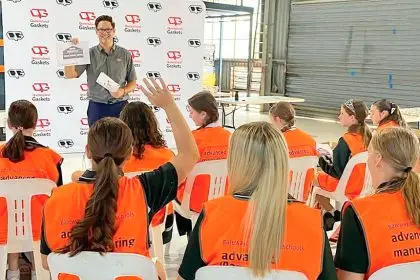 SIGN OF THE TIMES: Gateway to Industry Schools Program participants are the future of our workforce.