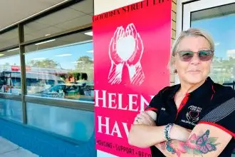 Co-founder Helen Youngberry in front of the old Helen’s Haven as they prepare to open their new facility