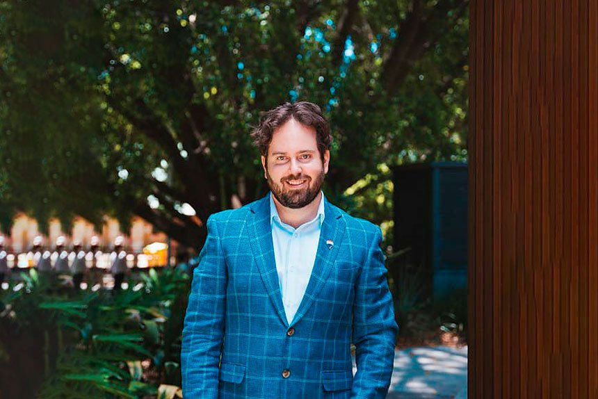 TRUE BLUE LOCAL: Max Norton has a thorough understanding of the area’s property market.