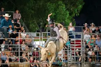 ACTION APLENTY: Bull-O-Rama featured adrenaline-fueled excitement.