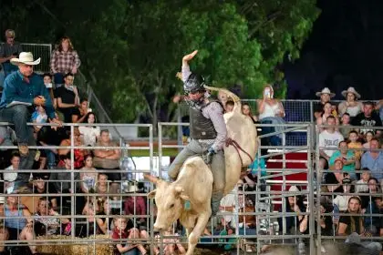 ACTION APLENTY: Bull-O-Rama featured adrenaline-fueled excitement.