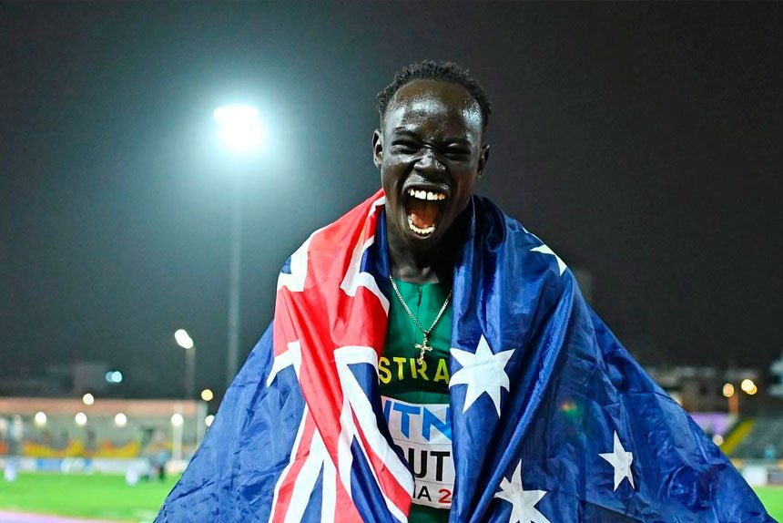 SPECIAL GIFT: Gout Gout will line up next month in Australia’s iconic footrace.