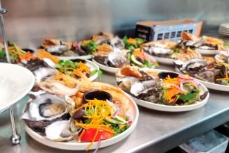 LOVE AT FIRST BITE: The Blue Fin Fishing Club’s tasty seafood.