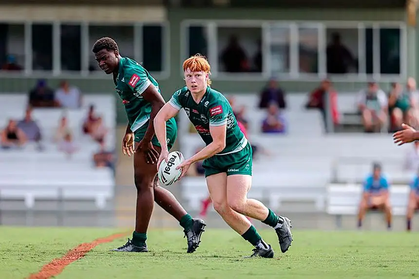 ON THE ATTACK: The Ipswich Jets in the opening round of the Mel Meninga Cup.
