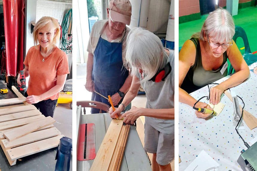ON THE TOOLS: The Ladies Tool School is proving popular.