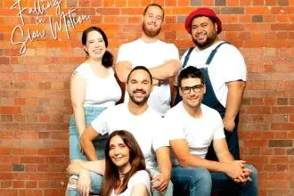 TALENTED LINE-UP: The cast of Falling In Slow Motion.