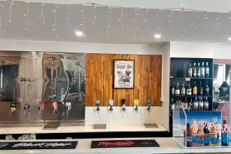 Local craft beers are a feature at The Witch Hotel.