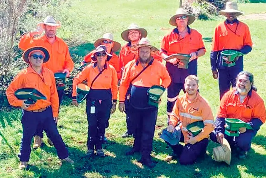 TOUGH BATTLE: The eradication program is a fight against time.