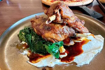 DUCK DELIGHT: One of the delightful meals.