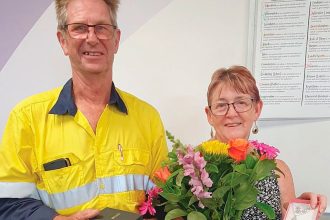 CHAMPION COUPLE: Even in retirement, Flo and Steve Scott’s passion for service continues.