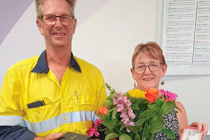 CHAMPION COUPLE: Even in retirement, Flo and Steve Scott’s passion for service continues.