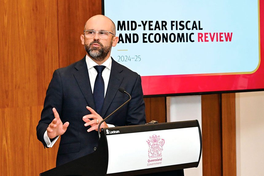 COMMITMENT: Treasurer David Janetzki is taking on the challenges around the property sector.