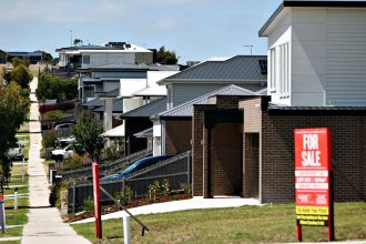 The cost of renting and building houses continued to slow in January, ABS figures show. (Joel Carrett/AAP PHOTOS