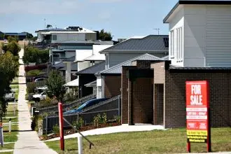 The cost of renting and building houses continued to slow in January, ABS figures show. (Joel Carrett/AAP PHOTOS