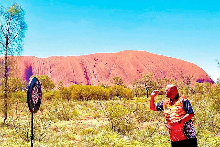 FULLY FOCUSED: Mick Lacey wants to be a role model for young Indigenous athletes.