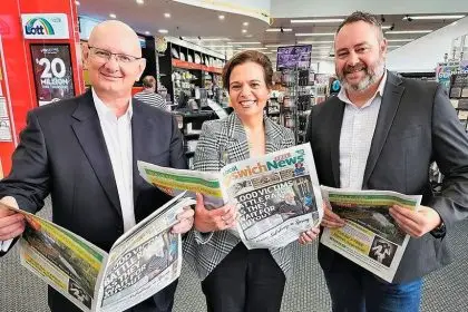 CRUCIAL SUPPORT: Member for Blair Shayne Neumann is a proud supporter of community newspapers.