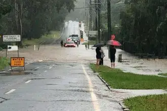 Isolated roads flooded on Sunday afternoon, but Ipswich survived Tropical Cyclone Alfred mostly unscathed. PHOTOS: The Ipswich Photographer