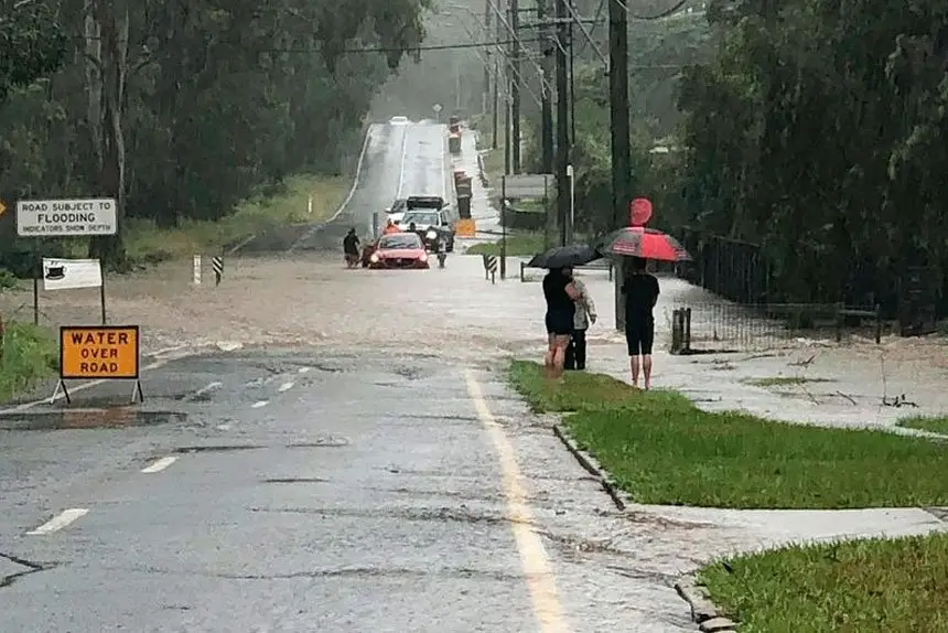 Isolated roads flooded on Sunday afternoon, but Ipswich survived Tropical Cyclone Alfred mostly unscathed. PHOTOS: The Ipswich Photographer