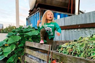 LEARNING YOUNG: Reusing food waste through greener methods is being passed down to the next generation.