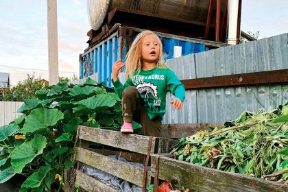 LEARNING YOUNG: Reusing food waste through greener methods is being passed down to the next generation.