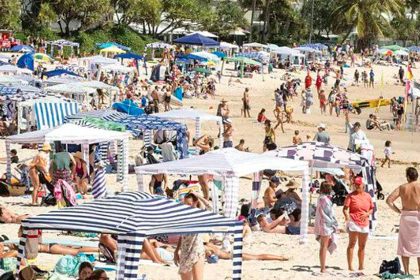 NOT SO HOT: Noosa’s overcrowding seen as a negative.