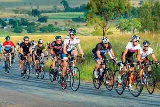 PEDAL POWER: Cycling for a good cause.