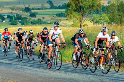 PEDAL POWER: Cycling for a good cause.