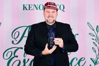 PROUD MOMENT: The Club Manager of the Year.