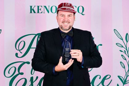 PROUD MOMENT: The Club Manager of the Year.